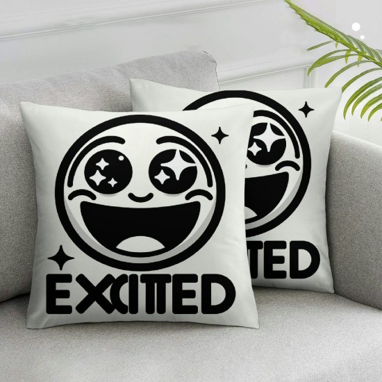 Ulloord Pillow Covers  for Classroom,Rainbow Classroom Pillows,Emotions Rainbow Pillow Covers,Emotions Decorative Pillowcase,Nursery Feelings Pillowcase for Sofa Couch