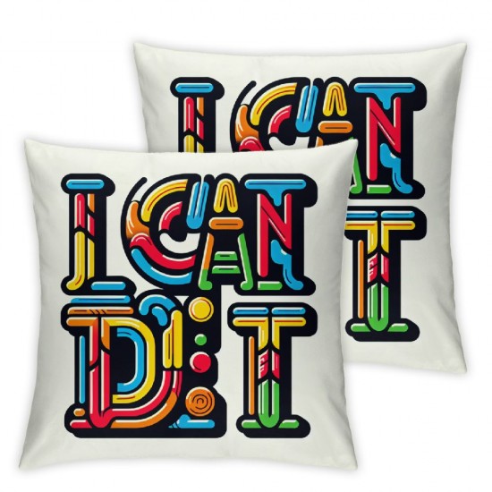 Ulloord Classroom Pillows,Classroom I Am Pillow Covers ,I Can Do Hard Things Throw Pillow Covers,Positive Classroom Pillowcases for Sofa Couch