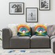 Ulloord Classroom Pillow Covers,Be Kind Pillow Covers ,Classroom Rainbow Throw Pillow Covers,Reading Corner Home Bedroom Office Pillowcase