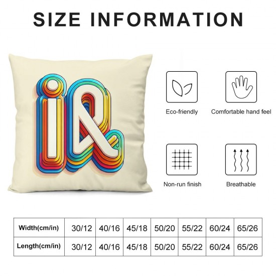 Rainbow Classroom Pillows,Classroom Pillow Covers , Throw Pillow Covers,Positive Classroom Pillowcases for Sofa Couch