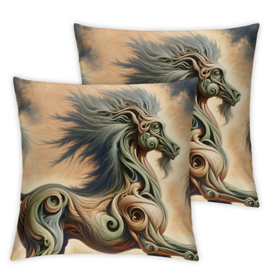 Ulloord Horse for , Pillow Covers , Throw Pillow Covers,Teenage Home Bedroom Office Decor Pillowcase, for Horse