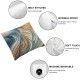 Ulloord Bird Decorative Pillow Cover  Square Throw Pillow Case Home Decorative Bird Egg Cushion Cover for Sofa and Bed