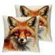 Ulloord Log Cabin Decor Fox Throw Pillow Cover Decorative Cushion Case Home Living Room Bed Sofa Car Linen Square