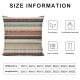 Ulloord Throw Pillow Cover Decorative Cushion Case Home Living Room Bed Sofa Car Linen Square