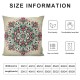 Ulloord Merry Christmas Throw Pillow Cover Cushion Cover