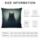 Ulloord Lodge Cabin Pillow Cover  Do Not Wake The Bears Design Home Sofa Decorative Throw Cushion Cover Furniture Square Printed Pillowcase Hidden Zipper