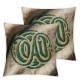 Ulloord St. Patrick's Day Pillow Cover Green Burlap Throw Pillow Case Seat Cushion Cover