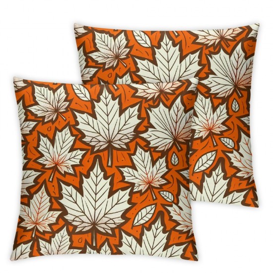 Ulloord Fall Pillow Covers Orange Pumpkin Cushion Case Throw Pillow Case Decorative Cushion Cover for Thanksgiving,