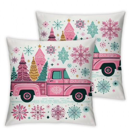 Ulloord Pillow Cover Throw Pillow Cover Decorative Cushion Case for Winter Holiday Sofa Couch Chair