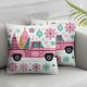 Ulloord Pillow Cover Throw Pillow Cover Decorative Cushion Case for Winter Holiday Sofa Couch Chair