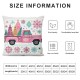 Ulloord Pillow Cover Throw Pillow Cover Decorative Cushion Case for Winter Holiday Sofa Couch Chair