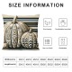 Ulloord Fall Decor Pillow Covers Gray Pumpkin Throw Pillow Case Farm Truck Decorative Cushion Cover for Autumn Thanksgiving Home Sofa Decor,