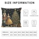 Ulloord  Pillow Covers Merry Christmas Throw Pillow Case Watercolor Decoration Cushion Case for Christmas Winter Sofa Home Couch Office Room Car Decor,