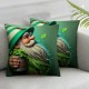 Ulloord Pillow Cover Throw Pillow Case Green Cushion Cover for Home Office Sofa Couch,