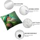 Ulloord Pillow Cover Throw Pillow Case Green Cushion Cover for Home Office Sofa Couch,