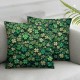 Ulloord Pillow Cover Throw Pillow Case Green Cushion Cover Case for Party Home Farmhouse Couch Sofa Car,