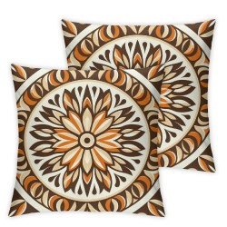 Ulloord Fall Pillow Cover Modern Throw Pillow Case Orange Pumpkin Cushion Case Decorative Cushion Cover for Home Office,