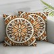 Ulloord Fall Pillow Cover Modern Throw Pillow Case Orange Pumpkin Cushion Case Decorative Cushion Cover for Home Office,