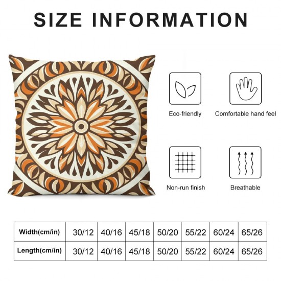 Ulloord Fall Pillow Cover Modern Throw Pillow Case Orange Pumpkin Cushion Case Decorative Cushion Cover for Home Office,