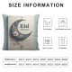 Ulloord Pillow Covers Moon Floral Throw Pillow Case Suede Cushion Cover Case for Home Office Sofa Couch,