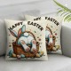 Ulloord AnyDesign Throw Pillow Covers Brown Rabbit Pillow Case Decorative Cushion Case for Home Office Room Couch Sofa