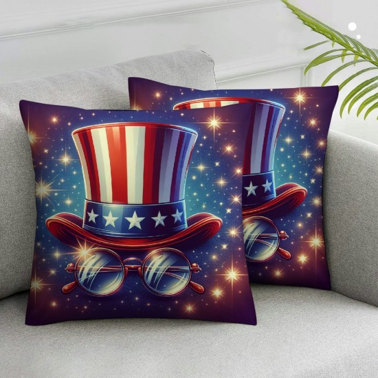 Ulloord Pillow Covers Hat Pattern Throw Pillowcase Cushion Case Pillowcase Decorations for Sofa Couch