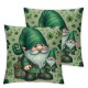 Ulloord St Patricks Day Pillow Covers Shamrocks Welcome Green Home Sofa Decor Pillowcase Happy Throw Pillows Living Room Bedroom Decorations Cushion Cases