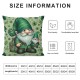 Ulloord St Patricks Day Pillow Covers Shamrocks Welcome Green Home Sofa Decor Pillowcase Happy Throw Pillows Living Room Bedroom Decorations Cushion Cases