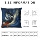 Ulloord Pillow Covers Flowers Love Hearts Hand Painted Style American Patriotic Throw Pillow Covers Pillowcase Decorations for Sofa Couch