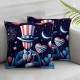 Ulloord Decorations Pillow Covers n Throw Pillow Cover Red Blue Cushion Cover for Home Office Couch,