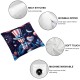 Ulloord Decorations Pillow Covers n Throw Pillow Cover Red Blue Cushion Cover for Home Office Couch,