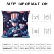 Ulloord Decorations Pillow Covers n Throw Pillow Cover Red Blue Cushion Cover for Home Office Couch,