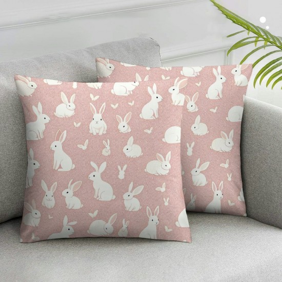 Ulloord Pillow Covers Pink Throw Pillowcase Home Sofa Bedroom Cushion Case Decorations