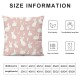 Ulloord Pillow Covers Pink Throw Pillowcase Home Sofa Bedroom Cushion Case Decorations