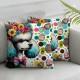 Ulloord Pillow Covers Throw Pillowcase Eggs Home Sofa Bedroom Cushion Case Dog Decorations