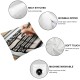 Ulloord  Check Throw Pillow Covers Set Case Linen Decorative Pillowcases Cushion Cover for Couch Bench Sofa Dark Grey Beige