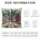 Ulloord Mardi Gras Pillow Covers Masquerade Mask Throw Pillow Covers Living Room Decorative Pillowcase Cushion Case for Sofa Couch