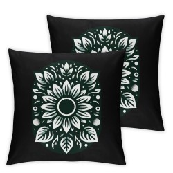 Ulloord Fall Pillow Covers Green Pumpkin Throw Pillowcase Thanksgiving Holiday Home Decor Sofa Bedroom Cushion Case Outdoor Indoor Decorations