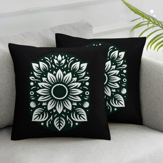 Ulloord Fall Pillow Covers Green Pumpkin Throw Pillowcase Thanksgiving Holiday Home Decor Sofa Bedroom Cushion Case Outdoor Indoor Decorations