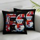 Ulloord Christmas Pillow Covers Throw Pillows Snowman Pillowcase Home Decor Living Room House Decorative Cushion Case for Sofa