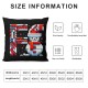 Ulloord Christmas Pillow Covers Throw Pillows Snowman Pillowcase Home Decor Living Room House Decorative Cushion Case for Sofa