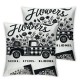 Ulloord Spring Pillow Covers Pillows Cover Floral Decorative Outdoor Pillowcase Throw Cushion Cover for Patio Couch Bedroom