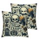 Ulloord Halloween Pillow Covers Halloween Decor Pumpkins Decorative Pillow Covers for Home Sofa