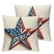 Ulloord Pillow Covers Blue Red White Decor Throw Pillow Cover Decorative Cushion Cases for Home Sofa Couch Chair Living Room