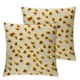 Ulloord Outdoor Pillow Covers Yellow Decor Waterproof Throw Pillow Covers Outdoor Waterproof Pillow Covers Decor for Patio Funiture Garden Sofa Couch