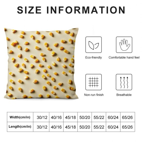 Ulloord Outdoor Pillow Covers Yellow Decor Waterproof Throw Pillow Covers Outdoor Waterproof Pillow Covers Decor for Patio Funiture Garden Sofa Couch