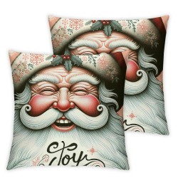 Ulloord Christmas Pillow Covers Decorative White Throw Pillows Christmas Decor for Home Couch