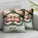 Ulloord Christmas Pillow Covers Decorative White Throw Pillows Christmas Decor for Home Couch