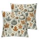 Ulloord Fall Pillow Covers Pumpkin Fall Decor Decorative Throw Pillows Cushion Case Decoration for Sofa Couch