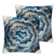 Ulloord Blue Pillow Covers Throw Pillow Covers Outdoor Decorative Pillow Covers Cushion Cover Pillowcases for Couch Sofa Bed Living Room Patio Furniture